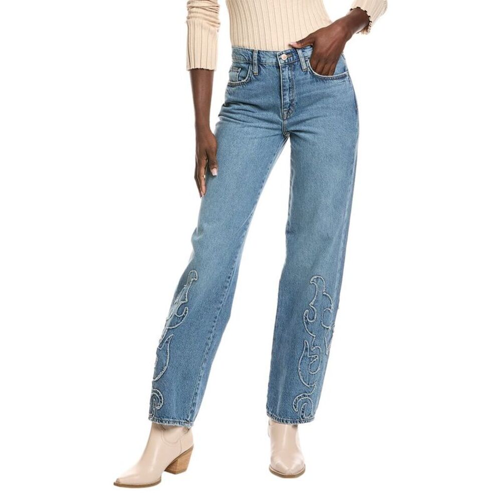 Triarchy Womens  Birkin Ranchero Straight Leg Jean, Blue